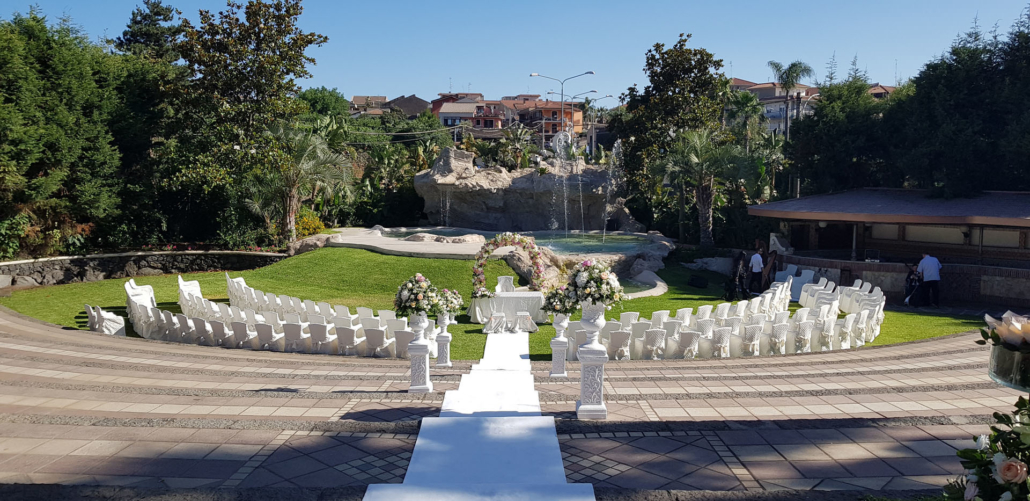 Fontana Anfiteatro - Villa Oasis Ricevimenti Acireale - Rito Civile